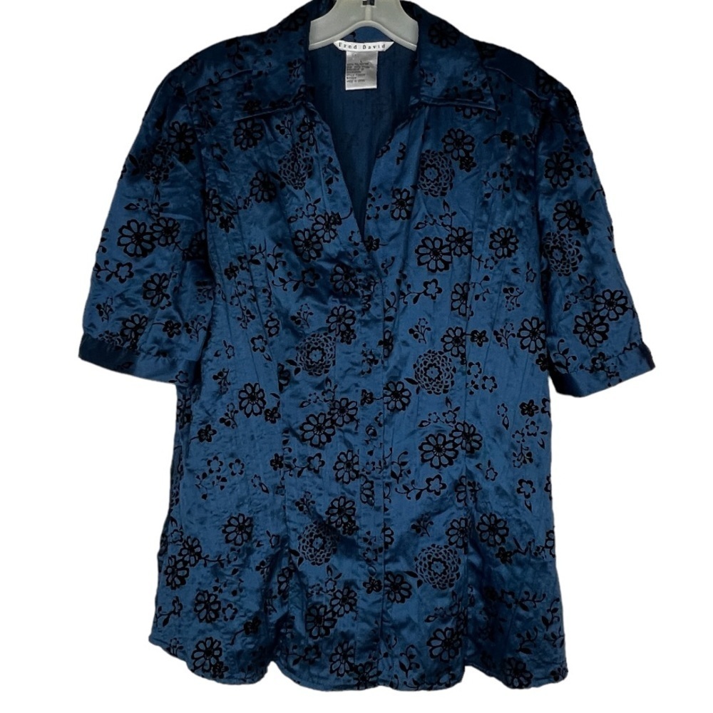 Fred‎ David Floral Top